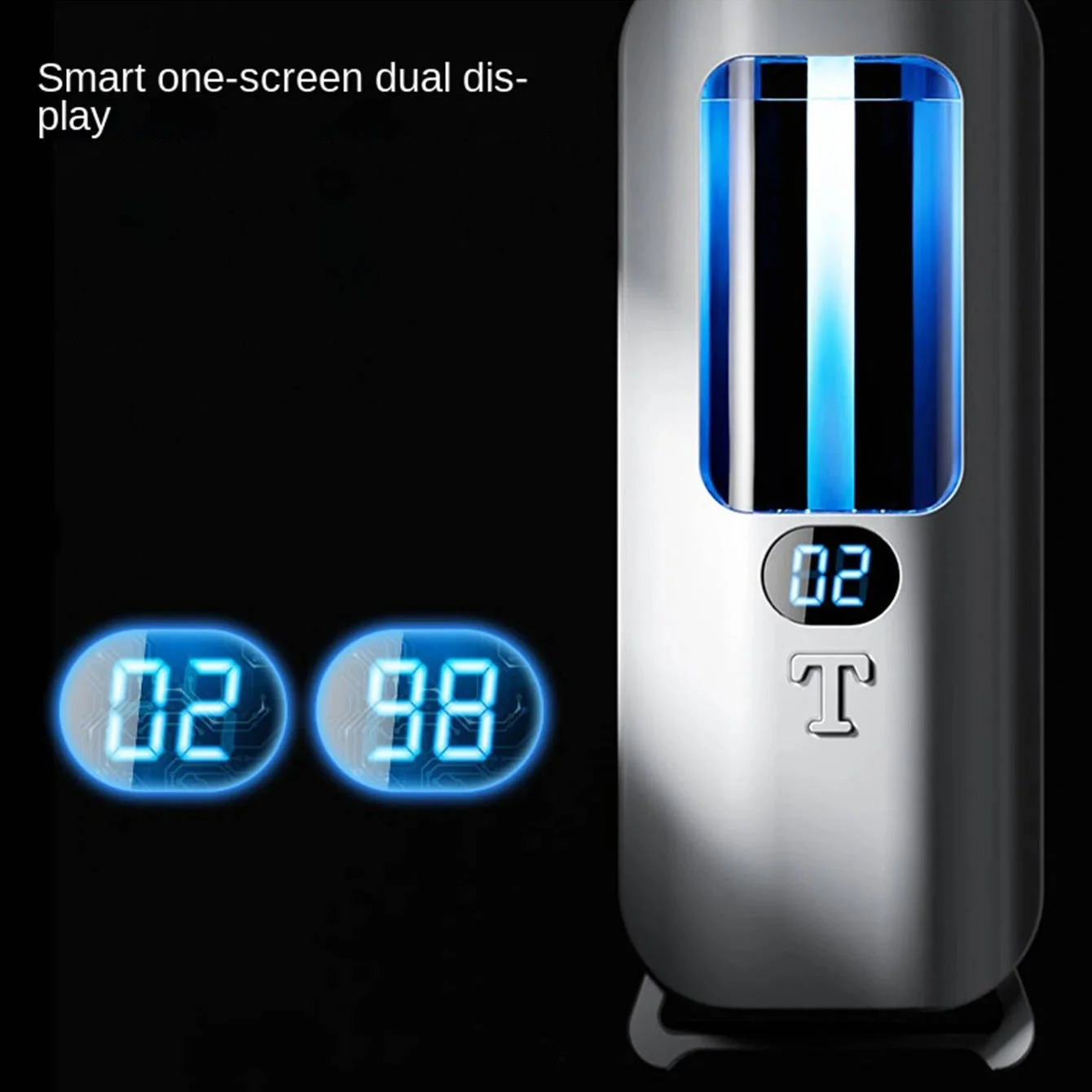 Air humidifier and aromatherapy diffuser with digital display and coloured LED lights specifications
