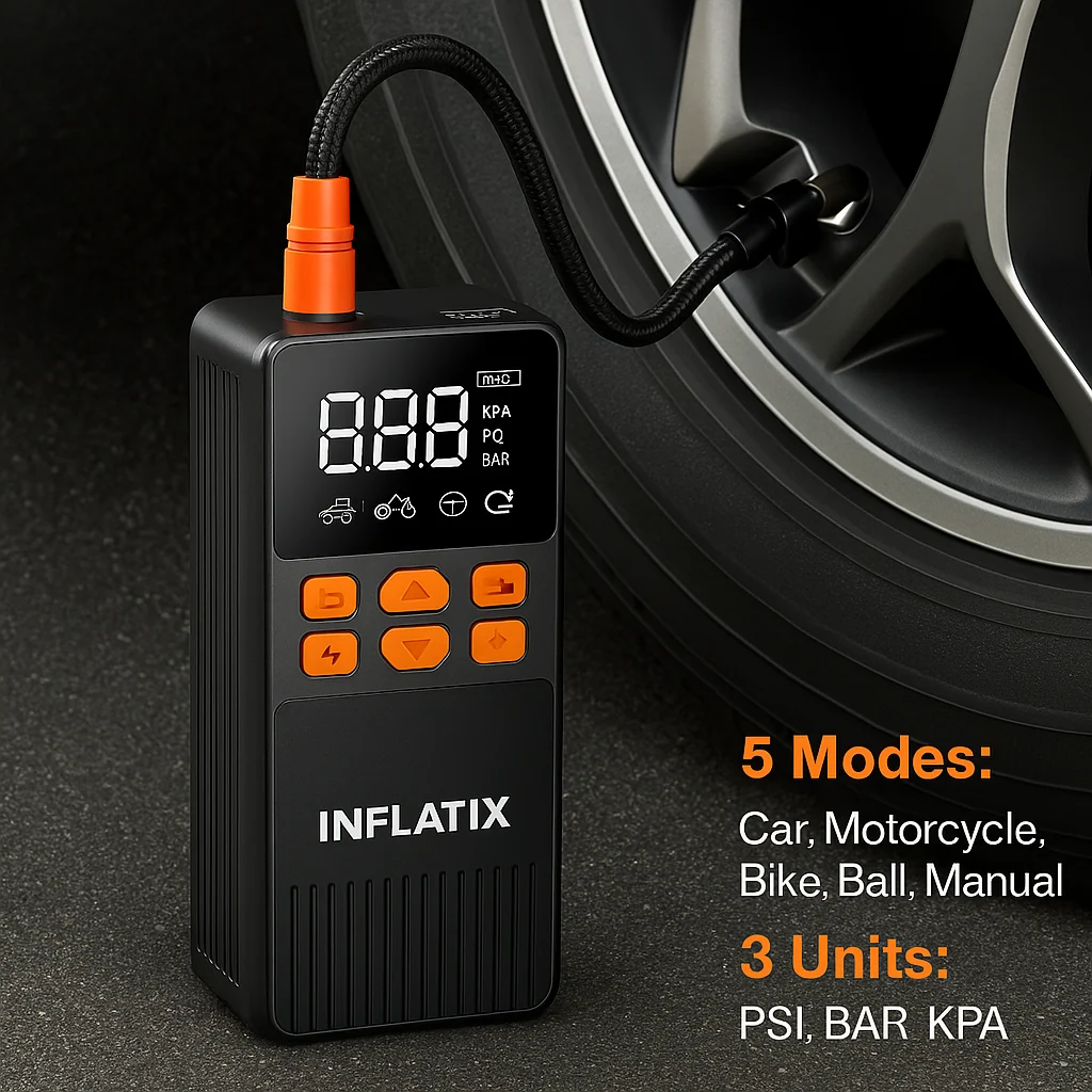 INFLATIX 150PSI Portable Tyre Inflator