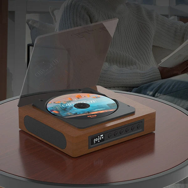 Vintage Bluetooth CD Player with Wireless Streaming