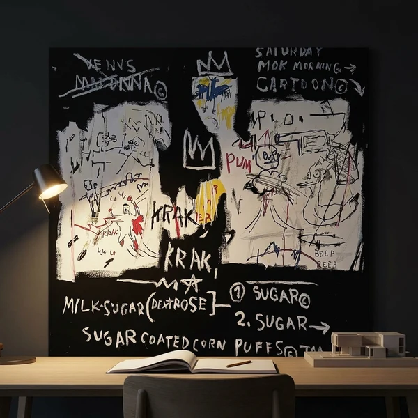 Abstract Graffiti Painting – Refined Urban Expression