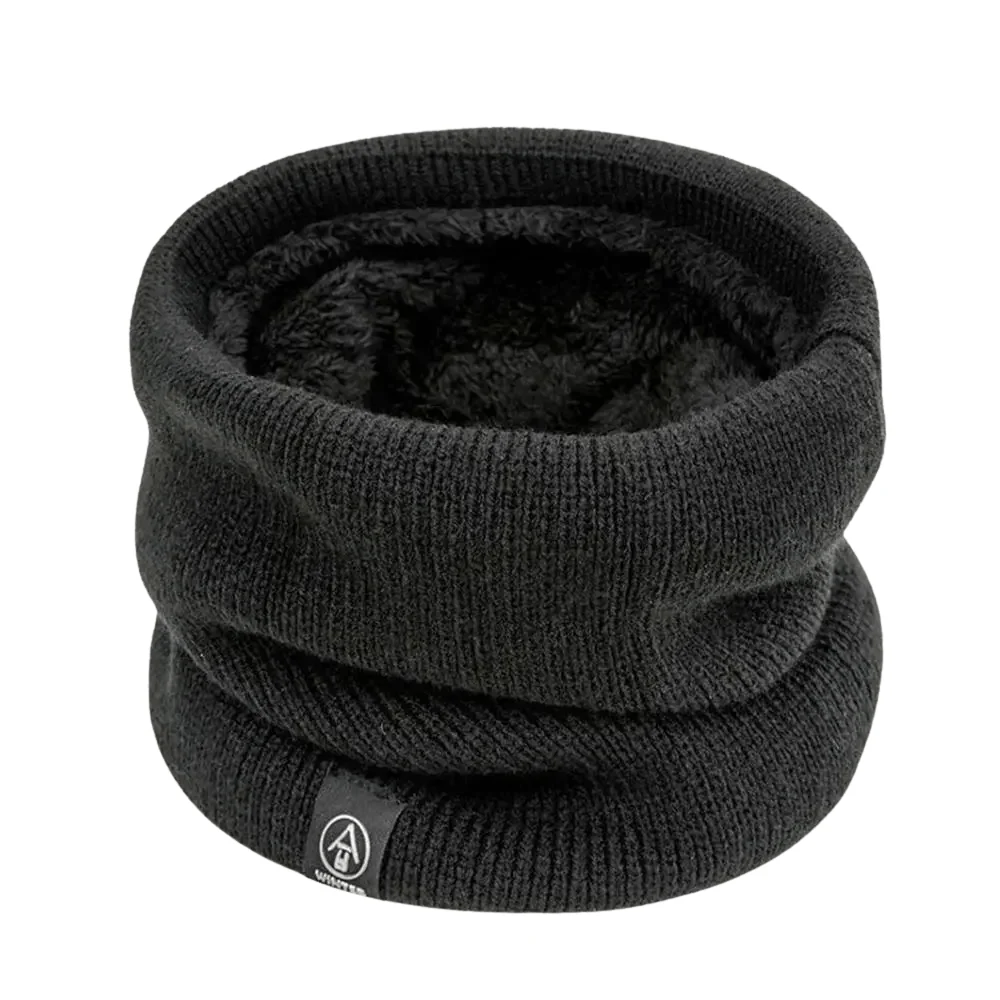 Thermal Knit Neck Warmer for Cold-Weather Outdoor Wear