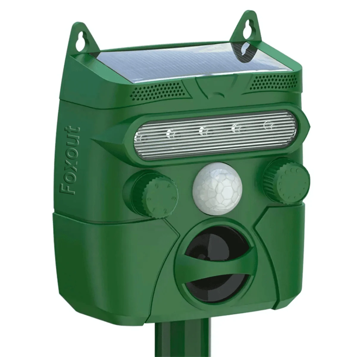 Solar Fox and Coyote Deterrent with Ultrasonic Alarm and LED
