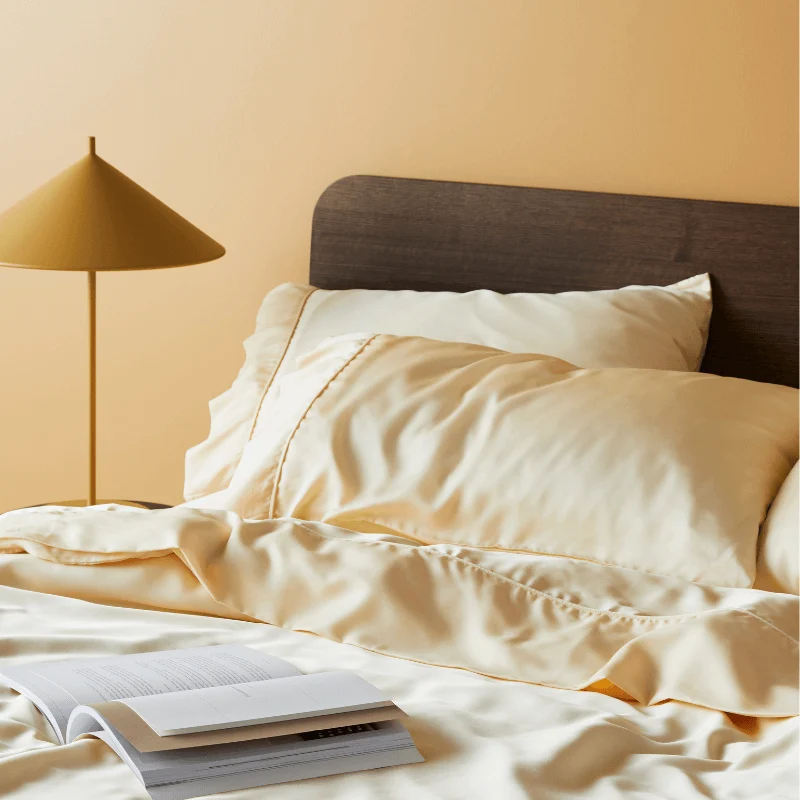Bamboo Lyocell Sateen Pillowcase Set, Cooling, 1000 Thread Count