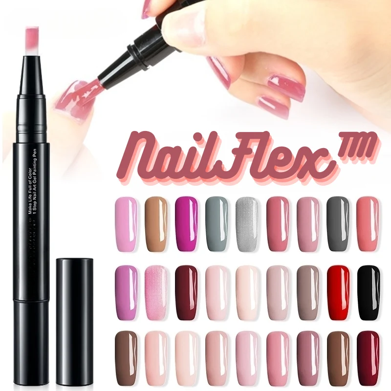 Nail Polish Pen Art Gel Liquid Brush Applicator Portable