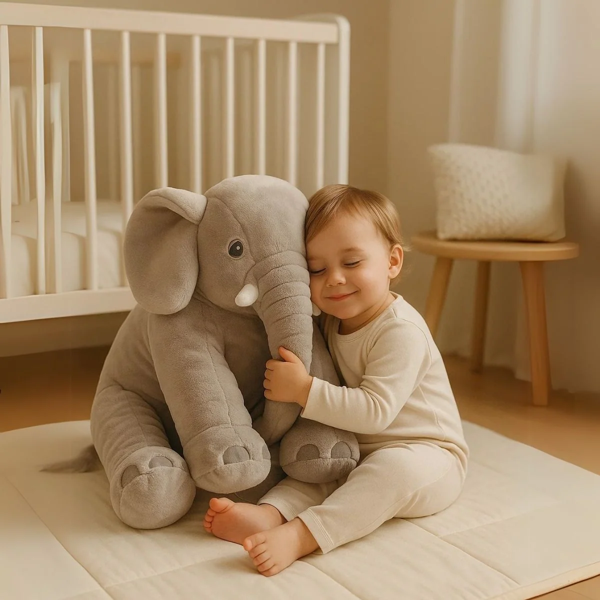 SnugPhant Elephant Cuddle Pillow — Soft Plush Companion