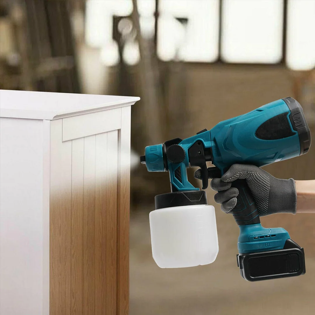 High-pressure Cordless Paint Sprayer (+2 FREE Batteries)
