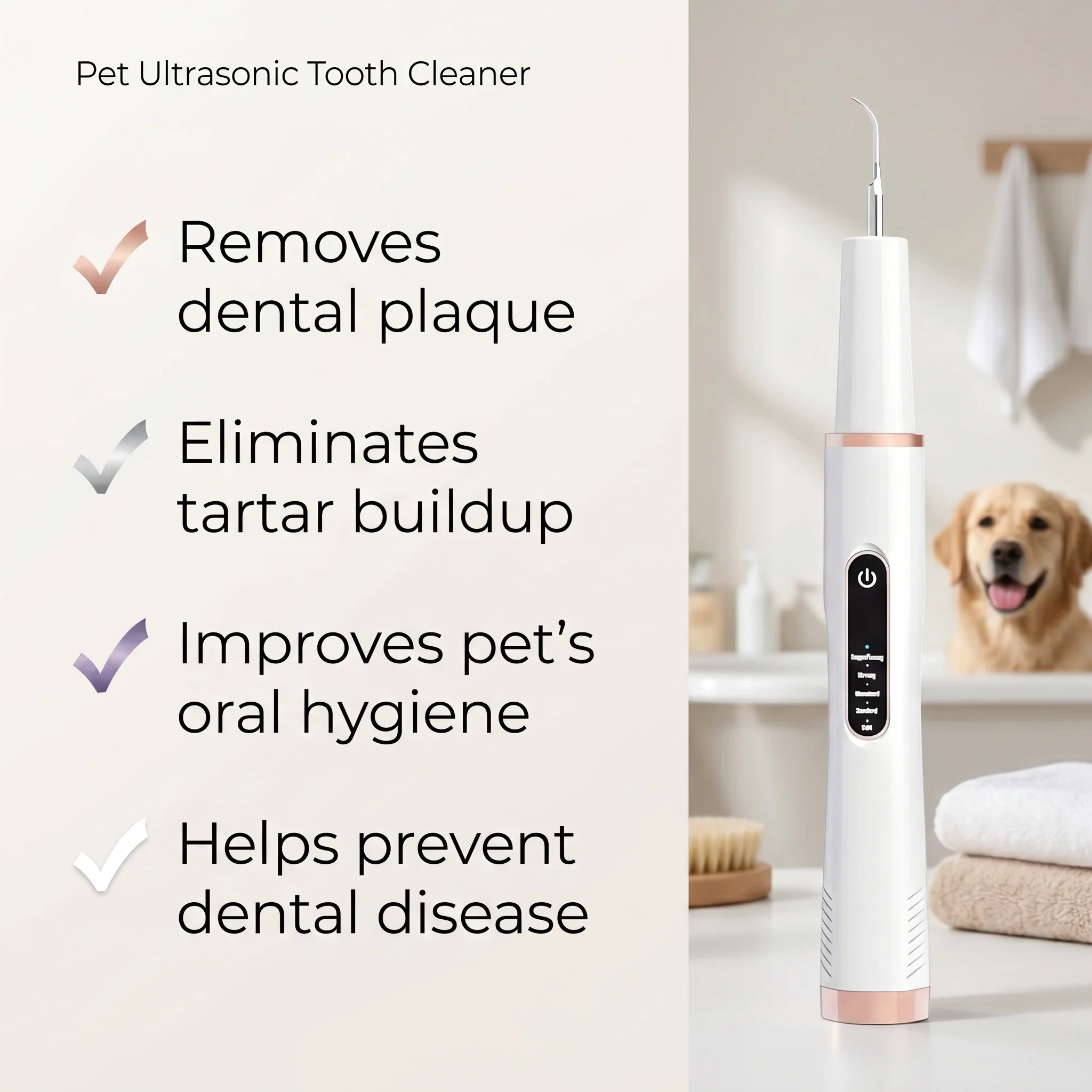 Pet Ultrasonic Dental Scaler benefits