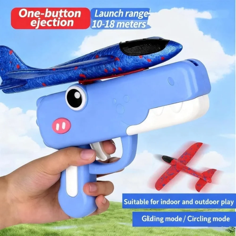 Catapult glider airplane launcher for indoor and outdoor play - Image 2