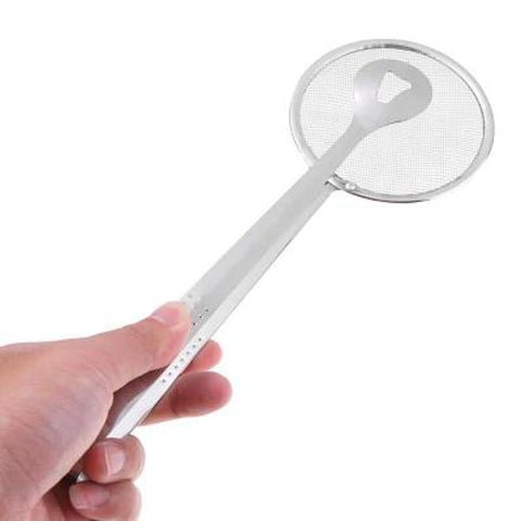 Multi-functional Filter Spoon Food Scooping Strainer stainless steel material