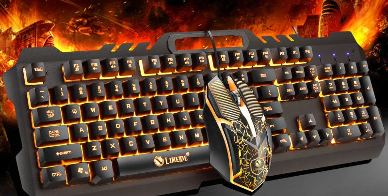 High-Performance Gaming Keyboard with Illuminated Keycaps