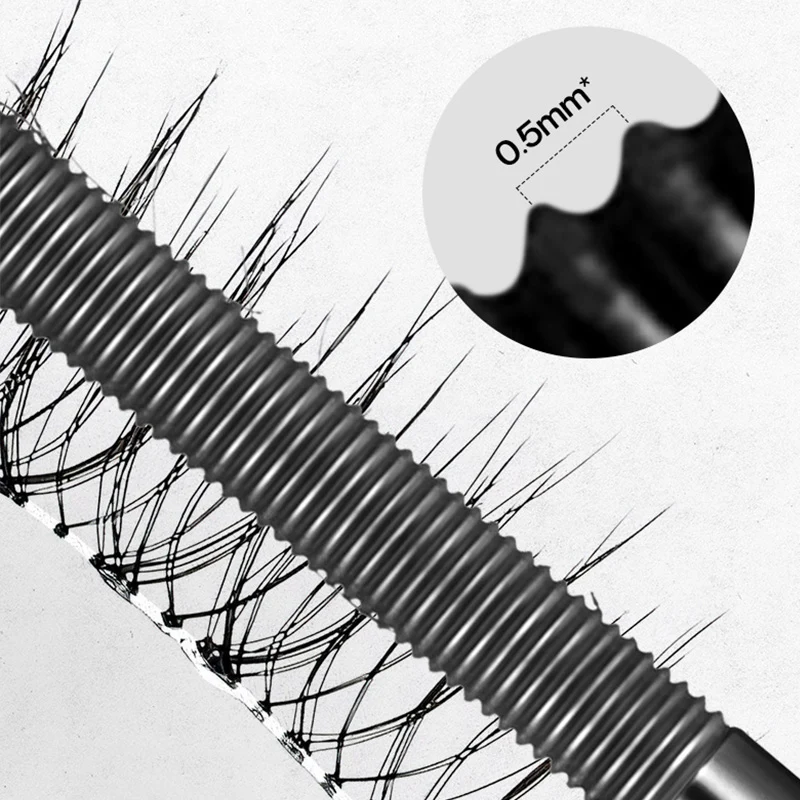 Detachable metal mascara brush