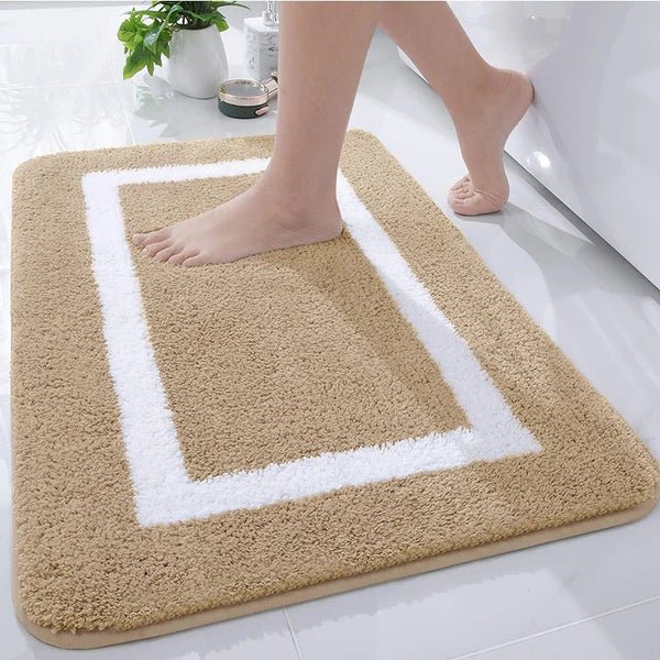 Kitinjoy bath mat in soft microfiber, non-slip, suitable for bathroom and living room, image 10