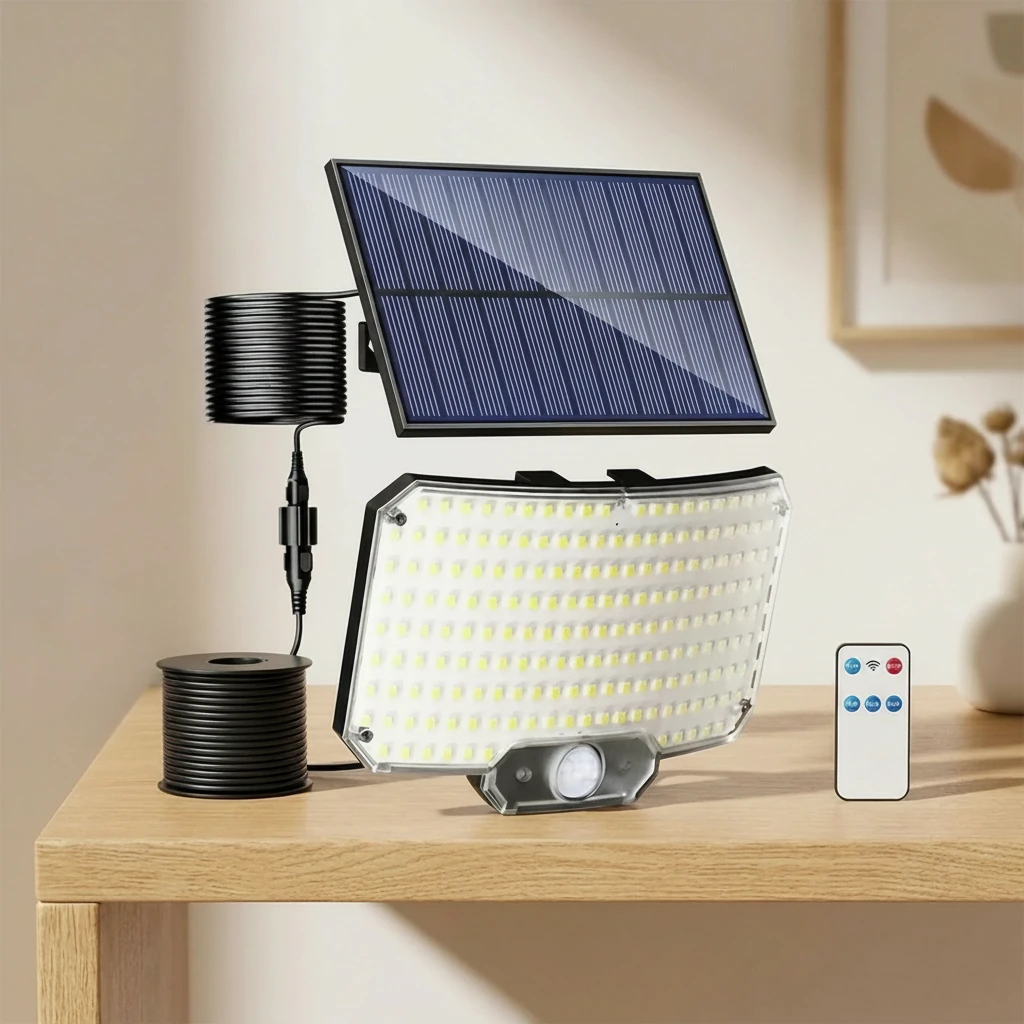 MOTIONFLARE – Solar Floodlight for Broad Exterior Coverage