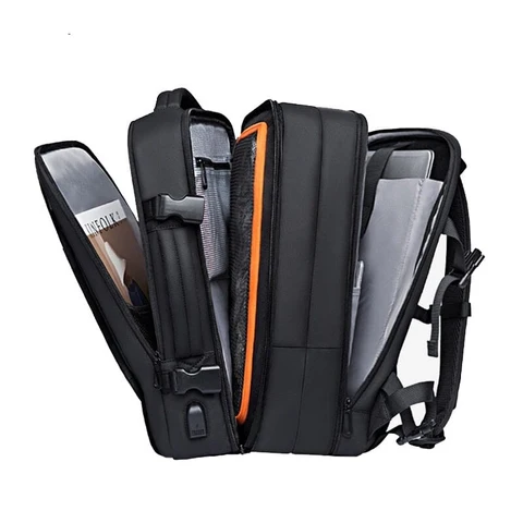Cabin Airplane Travel Backpack, Expandable Business Style (USB)