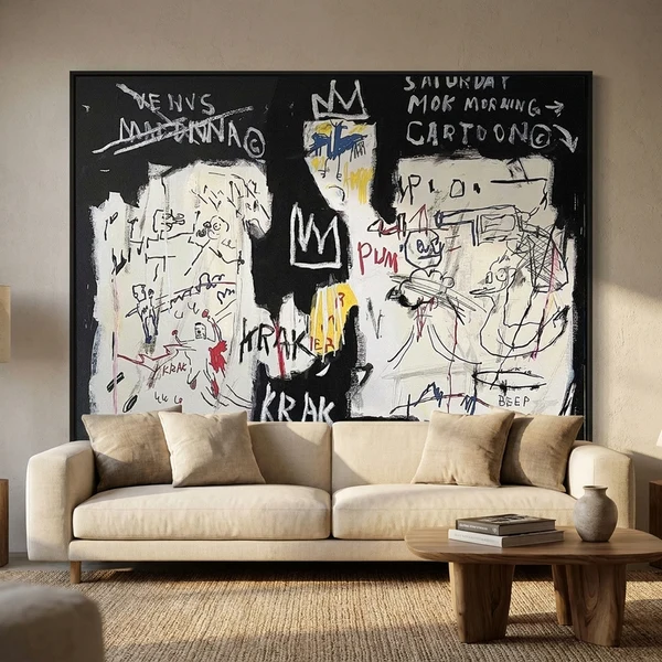 Abstract Graffiti Painting – Refined Urban Expression