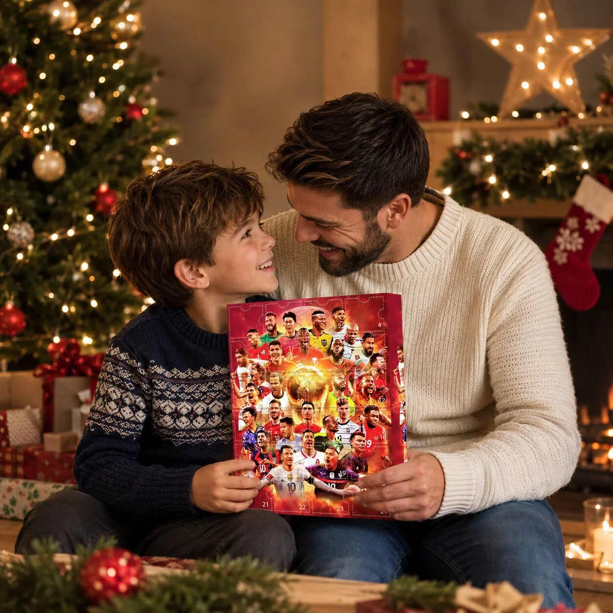Christmas Football Advent Calendar With 24 Daily Surprises For Kids - Details