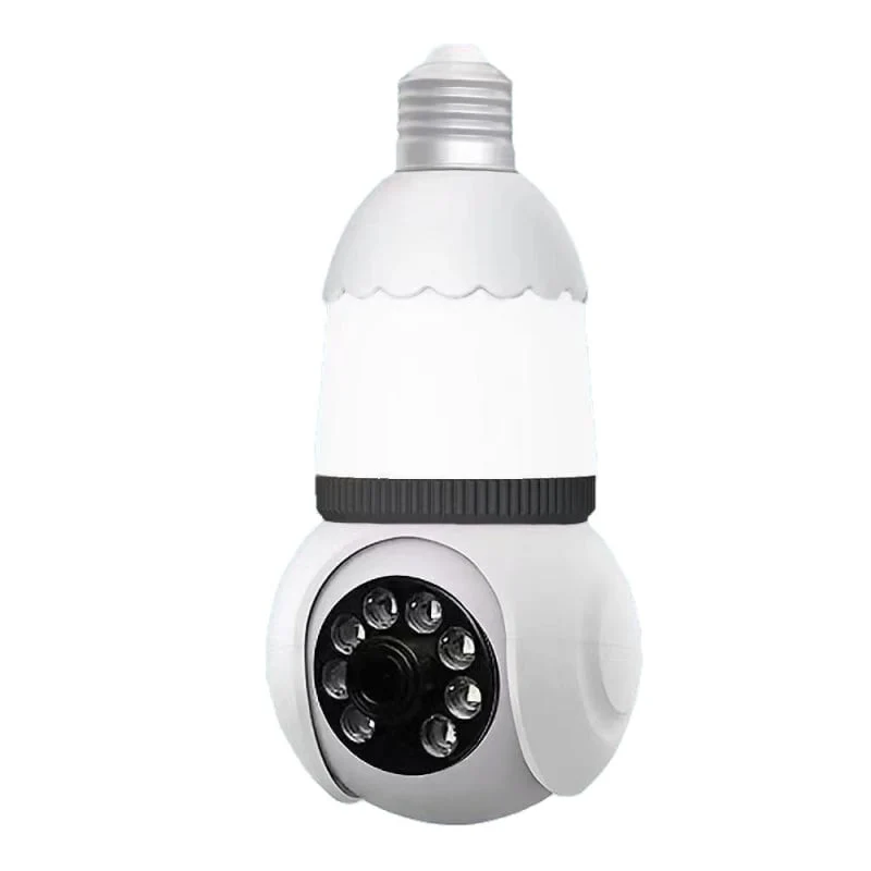 – Security Camera With LED Bulb And Colour Vision