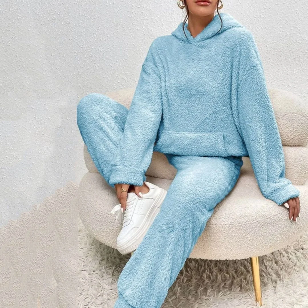Women's Fleece Loungewear Set – Winter