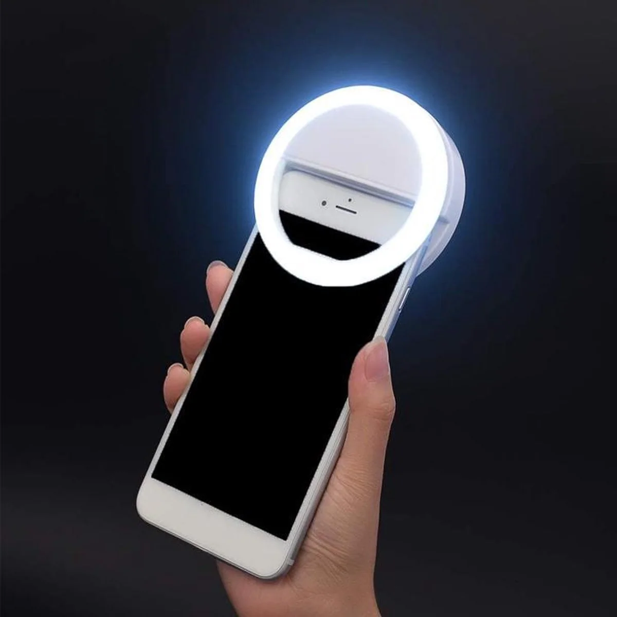 Portable Selfie Ring Light for Photography and Video – Clip-On LED Lighting for Content Creation, Selfies and Video Calls
