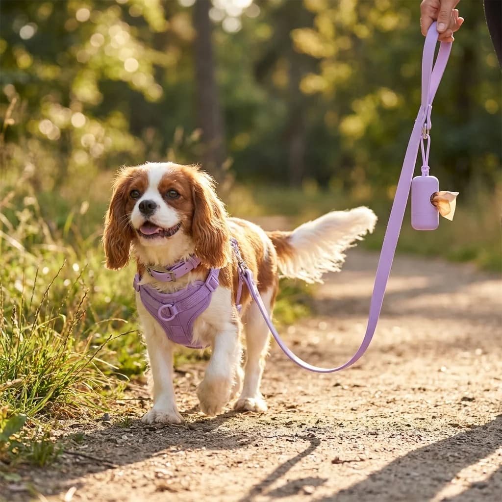 4 Piece Dog Harness and Lead Set