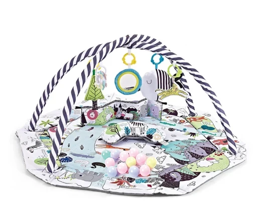 Baby Play Mat With 8-in-1 Sensory Development Centre And 6 Detachable Toys - Product detail