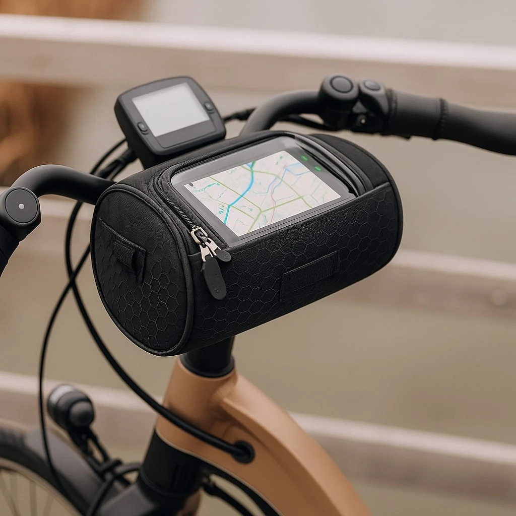 Handlebar Bicycle Bag | Waterproof Cycling Pouch with Touchscreen