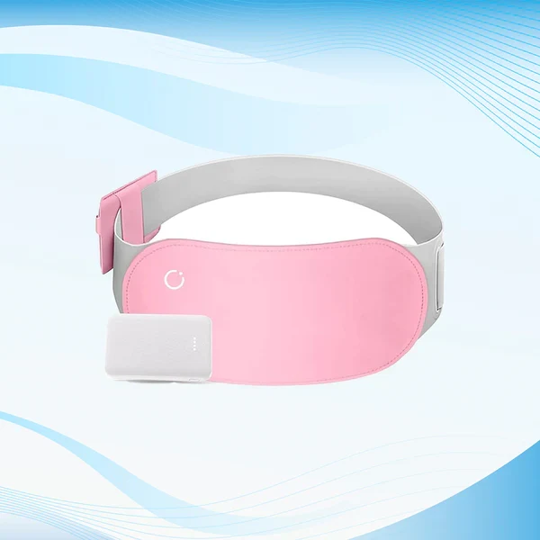 3-in-1 Heated Massage Belt for Menstrual Cramps Relief, Back, and Relaxation - Period Heating Pad