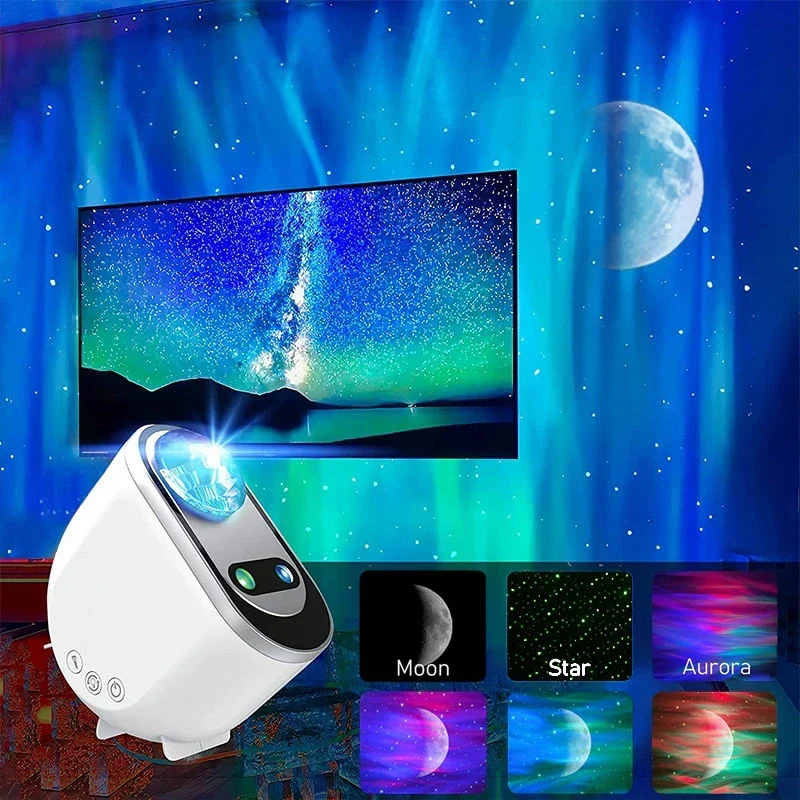 Aurora Mood Light Projector colourful light display