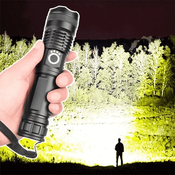 100,000 Lumens Flashlight Torch