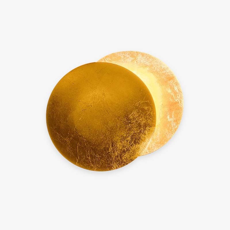 Arisha Wall Lamp — Round Moon Eclipse Shape, Modern Minimalist Design