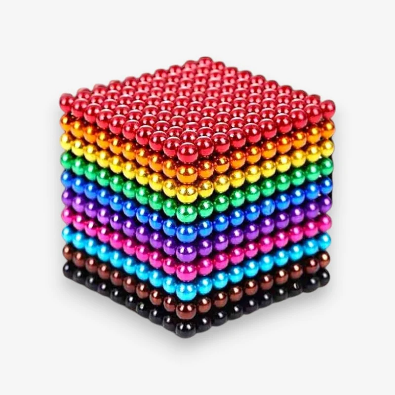 Colored Magnetic Balls in Sets