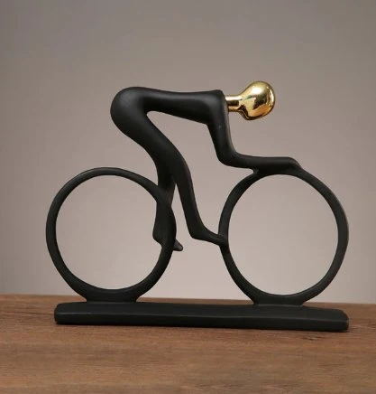 Cyclist Statue - Bicycle Sculpture