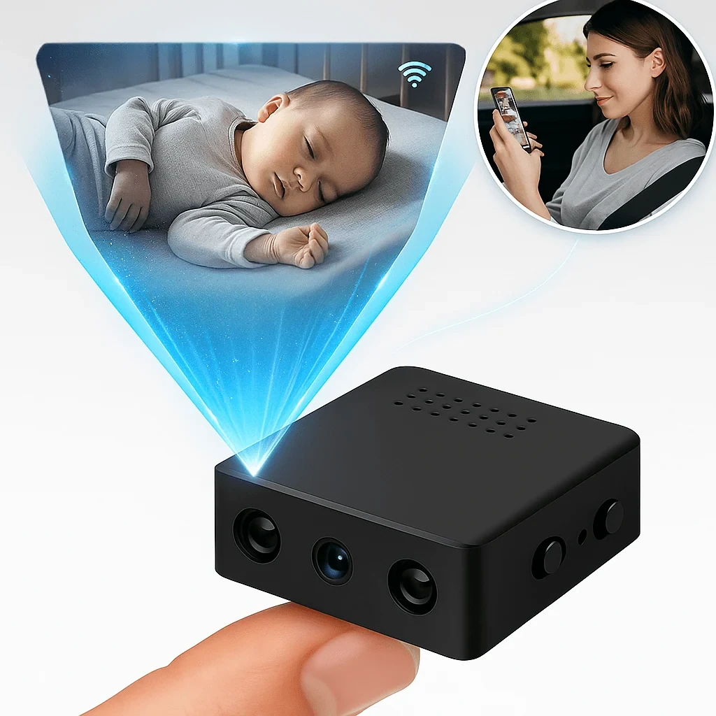 Micro HD Video Camera with Audio and Night Vision