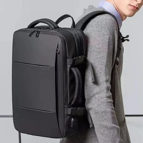 Cabin Airplane Travel Backpack, Expandable Business Style (USB)