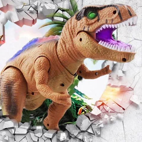 Interactive Dinosaur Toy for Children with Walking and Roaring Action
