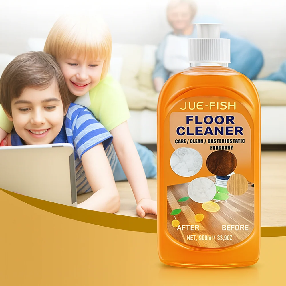 Floor Cleaner Lemon Scent Multi Surface Cleaning Liquid bottle