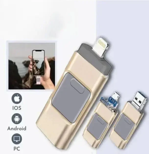 4-in-1-Flash-Drive – More storage space, no lost memories