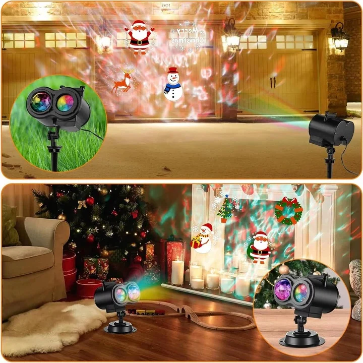 Holiday projector with slide options