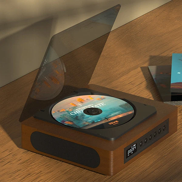 Vintage Bluetooth CD Player with Wireless Streaming