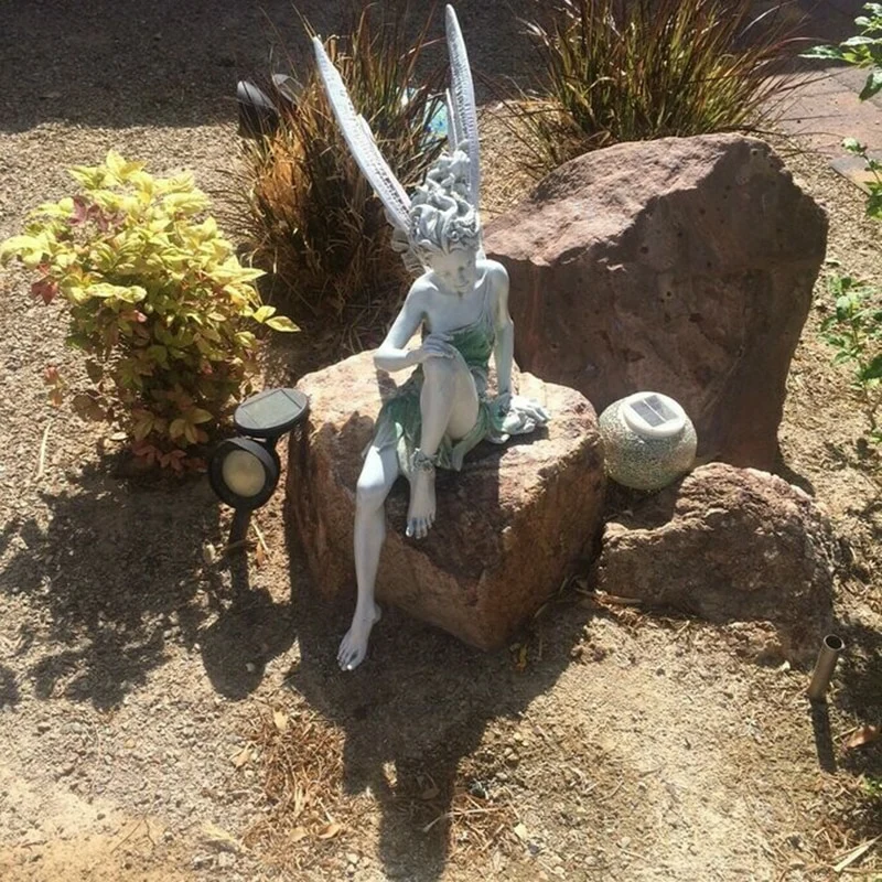 FairyGlo Garden Fairy Statue – Enchanting Weatherproof Outdoor Ornament