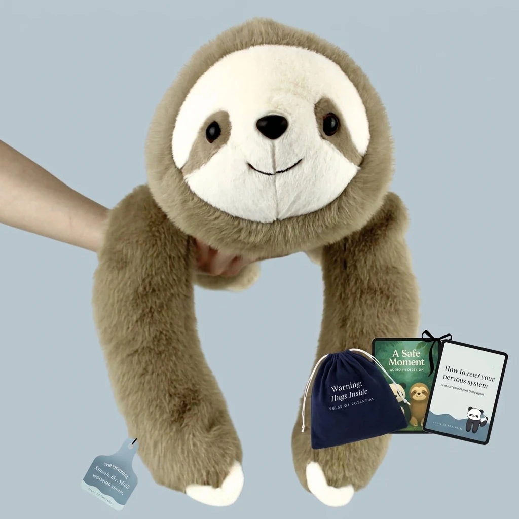 Sunnie the Sloth Weighted Animal
