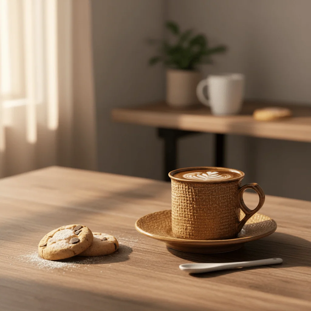– Elegant Ceramic Coffee Cup Set for a Serene Ambiance