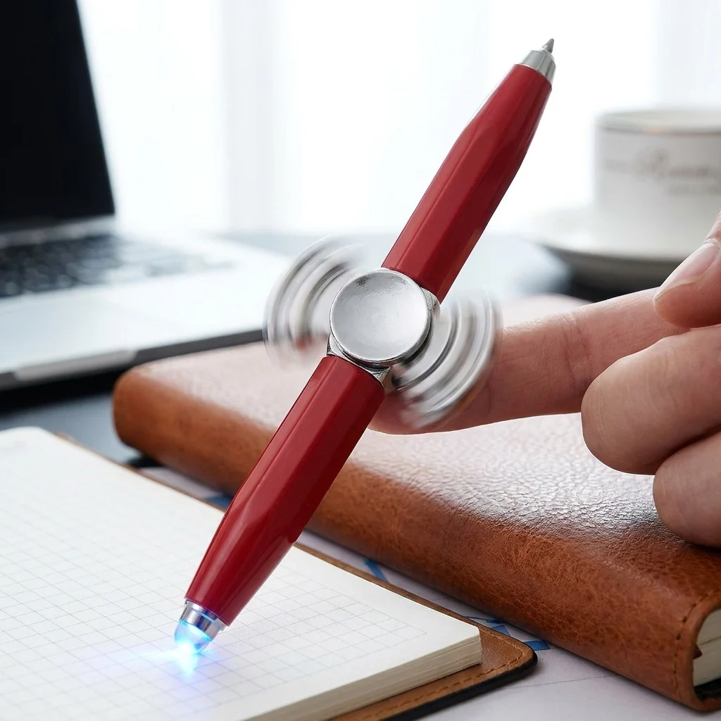 Office Supplies Ballpoint Pen Fidget Pen Metal Multi Function Stylus