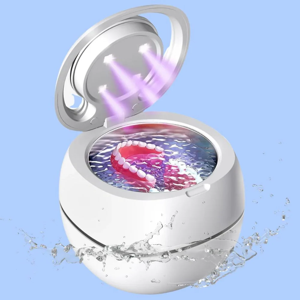 Portable Ultrasonic Device for Dental Appliance Care