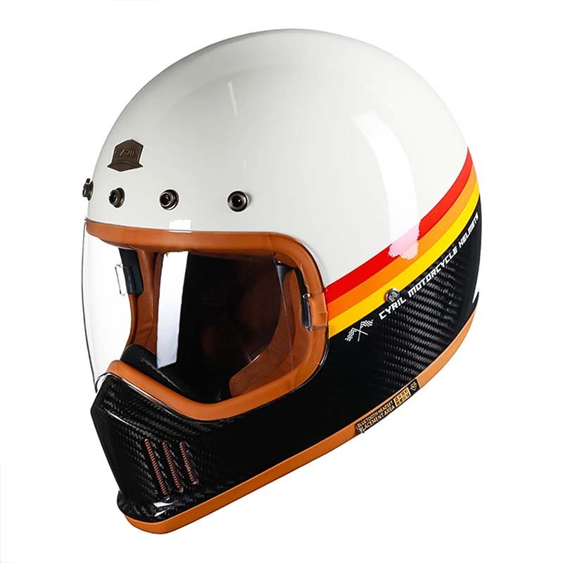 Carbon Fiber Motorcycle Helmet With DOT And ECE Certification |