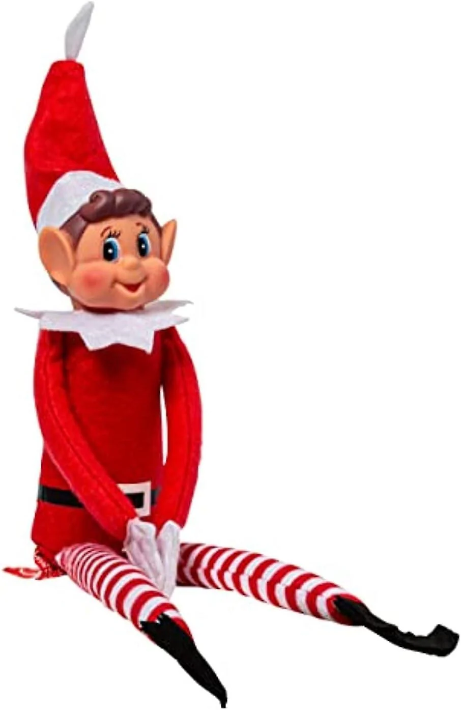 Christmas Elf Behaving Badly Plush Toy Novelty Long Bendy Elves Doll 12 Inches