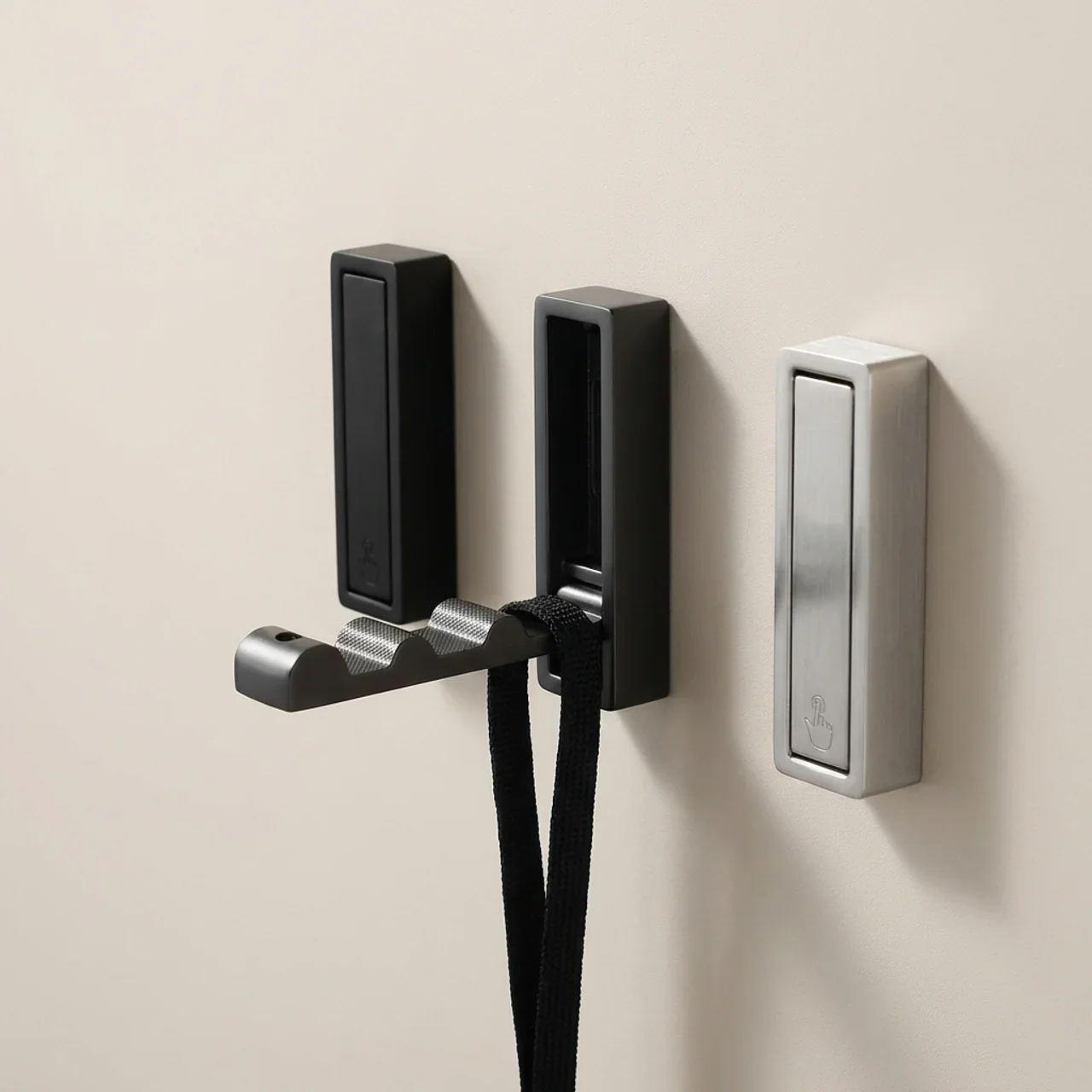 Folding Wall Hook Metal Wall Mounted Foldable Hinge Space Saving Design