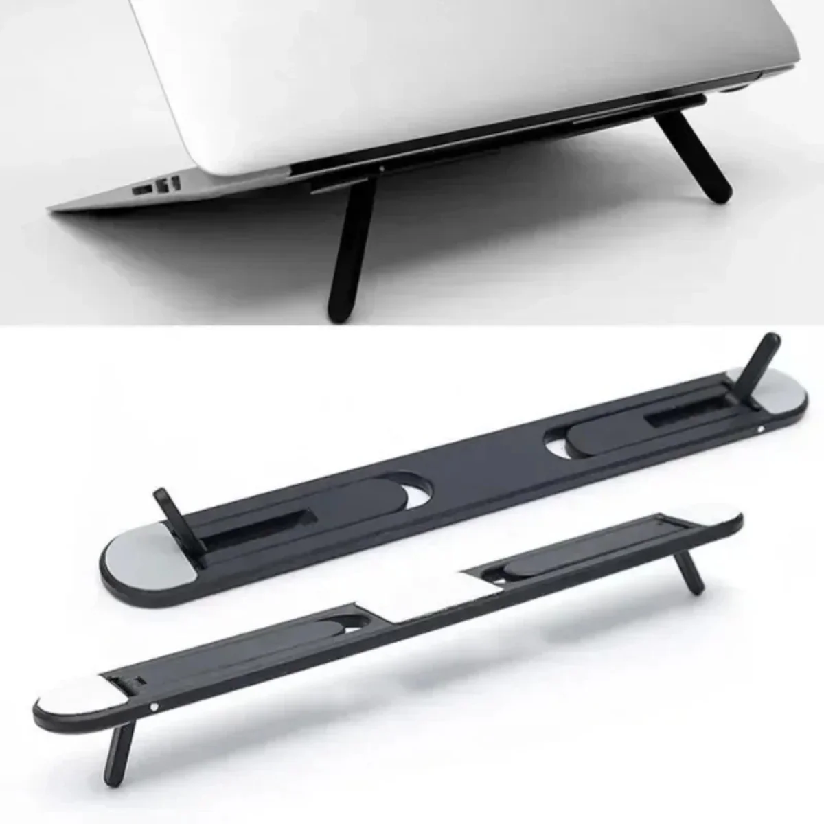 Portable Foldable Laptop Stand Adjustable Notebook Holder Cooling Riser