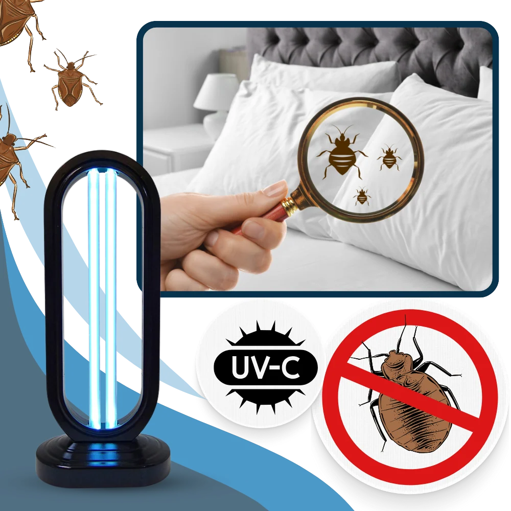 Multi-Surface UV Disinfectant Bulb - Precise bed bug removal
