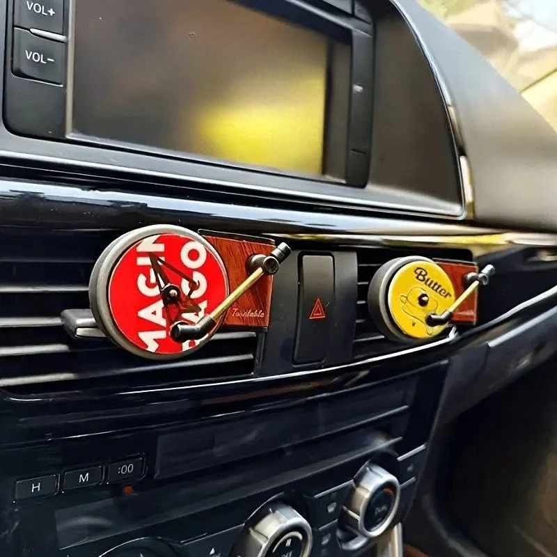 Retro Record Player Car Aromatherapy Diffuser